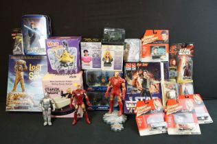 Group of Sci Fi & TV related toys and collectibles to include 3 x boxed Moore Creations Strangers in