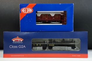 Two boxed OO gauge locomotives to include Bachmann 31-476 Class G2 9449 LMS Black without tender