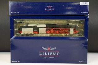 Two boxed Liliput by Bachmann First Class HO gauge locomotives to include L100523 BR 05 001