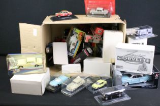 Collection of various boxed and unboxed diecast models to include Franklin Mint models featuring