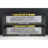 Two cased Graham Farish by Bachmann N gauge locomotives to include 372-576 Royal Scot 46106 Gordon