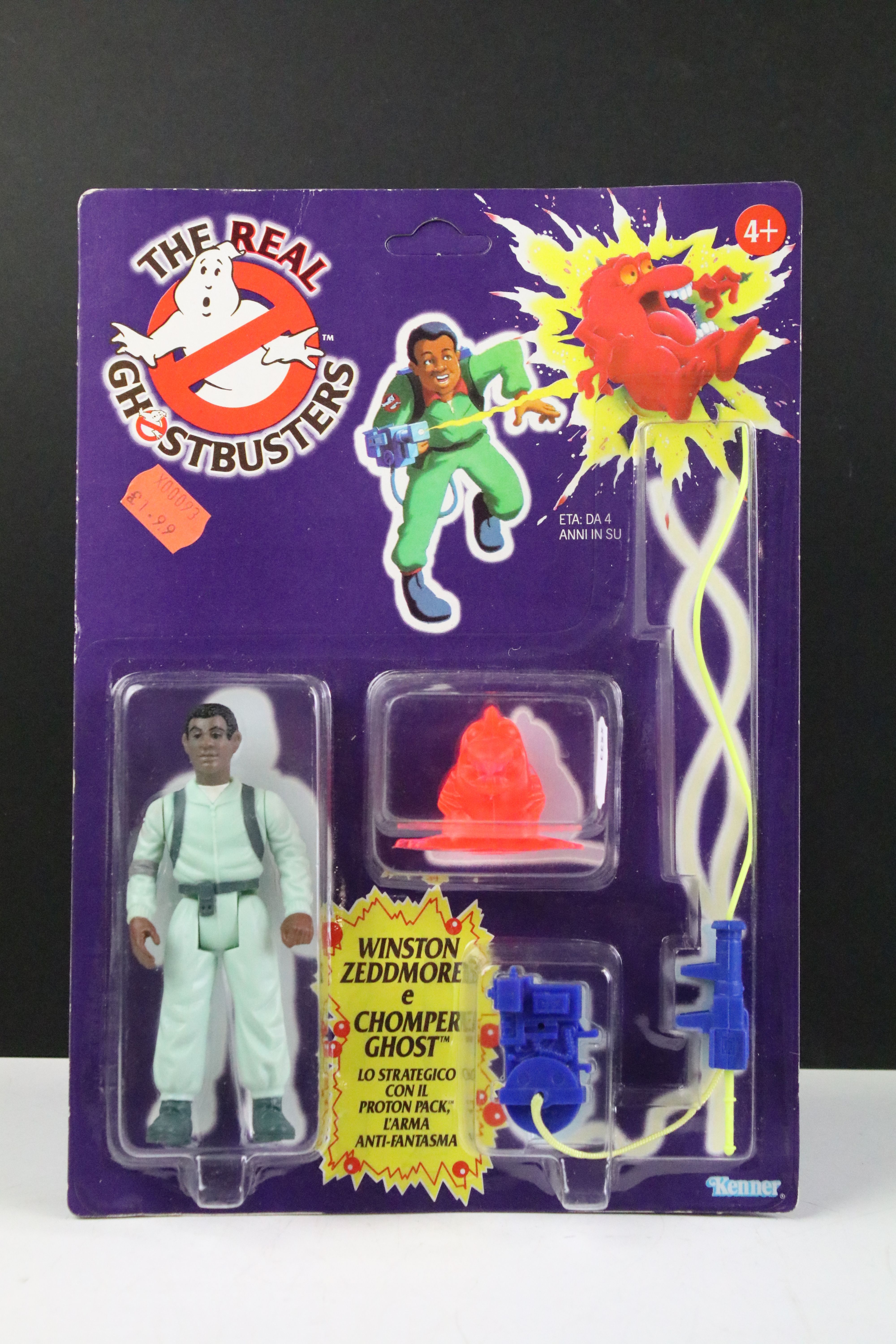 Ghostbusters - Two original carded Kenner German The Real Ghostbusters figures to include Egon - Image 4 of 5