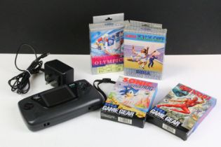 Retro Gaming - SEGA Game Gear Portable Video Game System console complete with charger and cable and