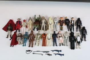 Star Wars - 25 Original Star Wars figures to include Ree Yees, Han Solo, Squid Head, Admiral Ackbar,