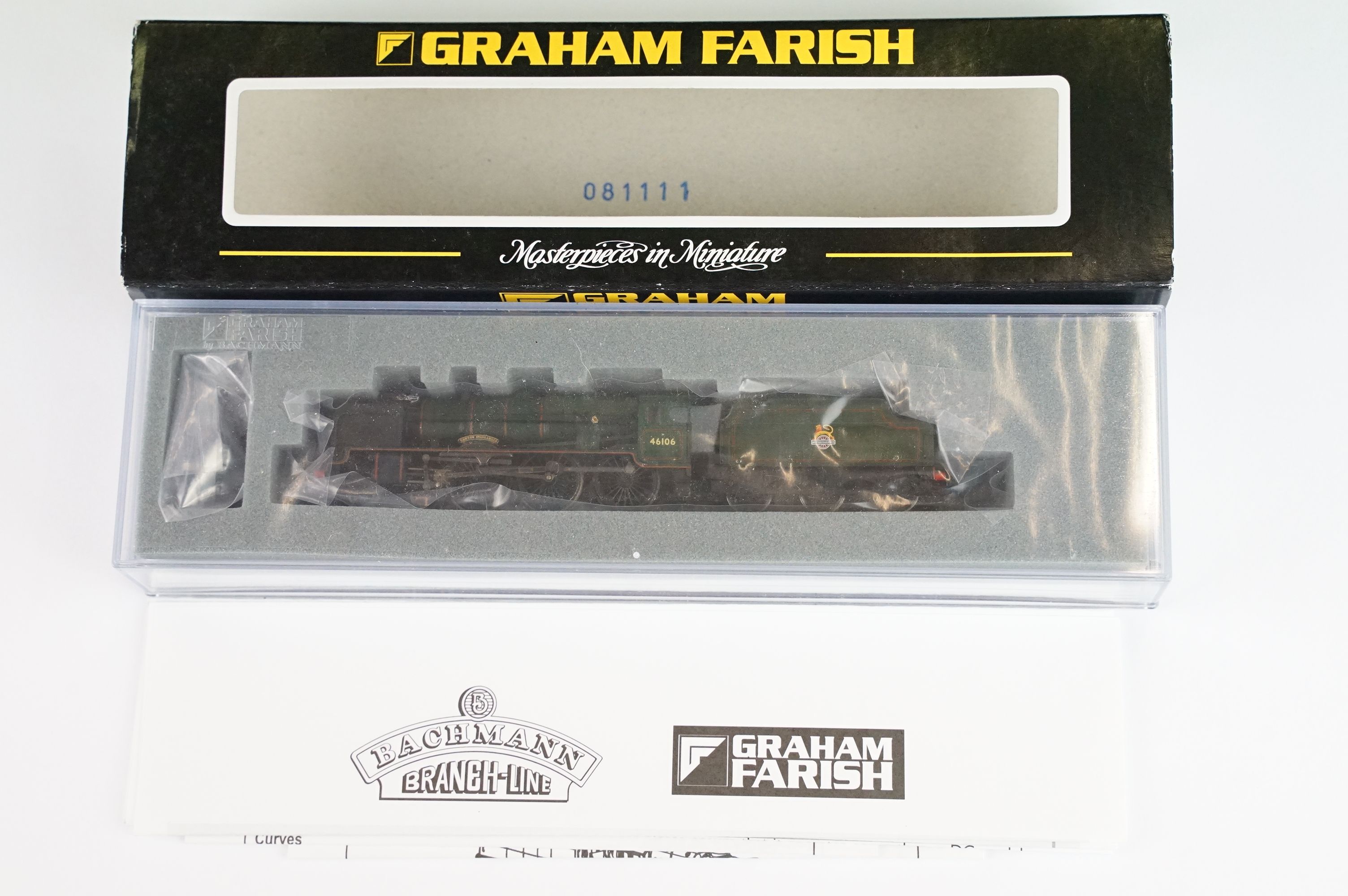 Two cased Graham Farish by Bachmann N gauge locomotives to include 372-576 Royal Scot 46106 Gordon - Image 2 of 6