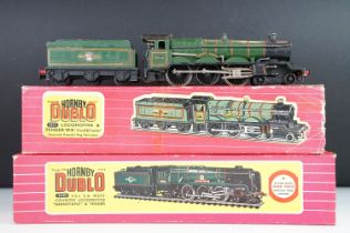 Two boxed Hornby Dublo locomotives to include 2235 4-6-2 SR West Country Locomotive Barnstaple and