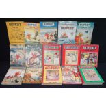 Collection of fifteen mainly mid 20th century Rupert the Bear annuals and adventure books