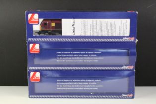 Three boxed Lima OO gauge 'Lima Train' locomotives to include L205095 Diesel Locomotive Class