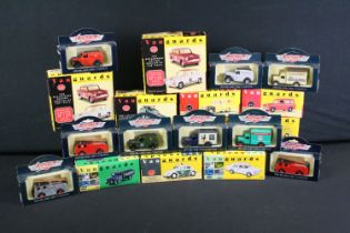 23 Boxed Vanguards diecast models to include VA10002, VA11000, VA12002, VA1007, VA3002, VA09002,