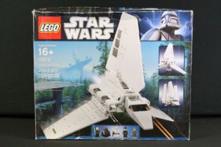 Lego - Boxed Star Wars 10212 Imperial Shuttle set, previously built, with minifigures and no