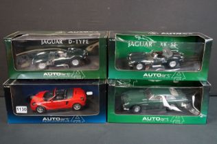 Four boxed AutoArt 1/18 scale diecast models to include 3 x Classics Division models featuring 73561