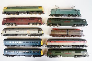 Eight OO gauge locomotives to include Hornby ACHO SNCF BB16009, 2 x Liliput Western Crusader, Lima