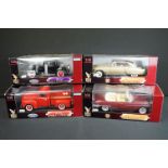 Four boxed 1/18 scale Road Signature diecast models to include Cadillac 1958 Eldorado Biarritz,