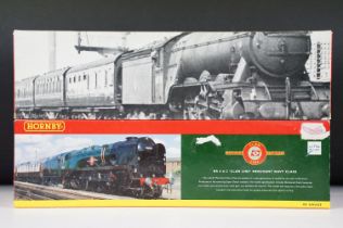 Two boxed Hornby OO gauge locomotives to include R2140 BR 4-6-2 Class A3 Locomotive Doncaster and