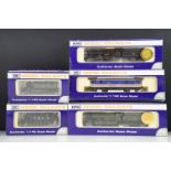 Five cased Dapol N gauge locomotives to include ND-062A Ivatt Locomotive LMS 120, ND006 CI.73 South