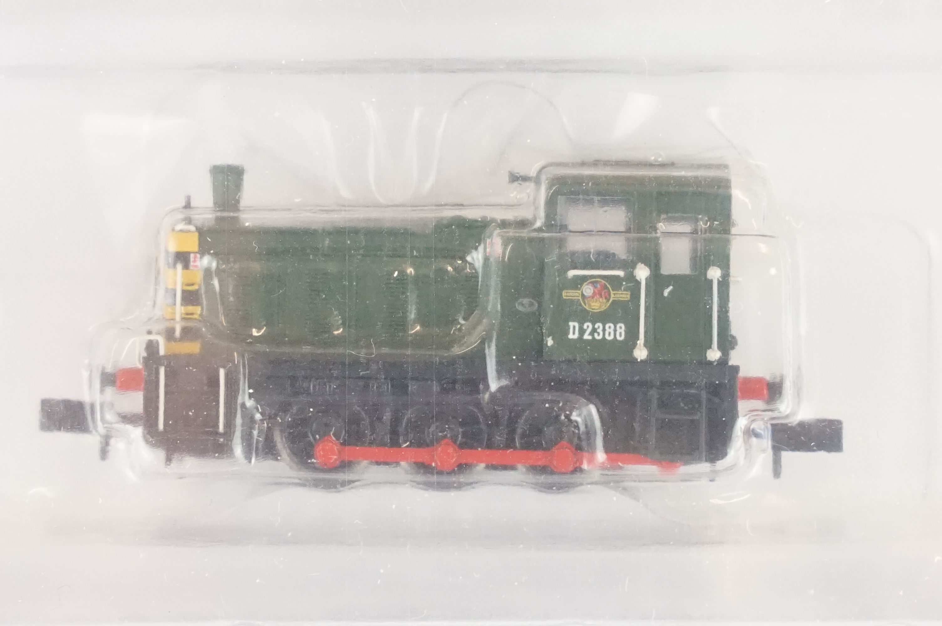 Four cased Graham Farish by Bachmann N gauge locomotives to include 371-061 Class 03 Diesel - Image 5 of 10