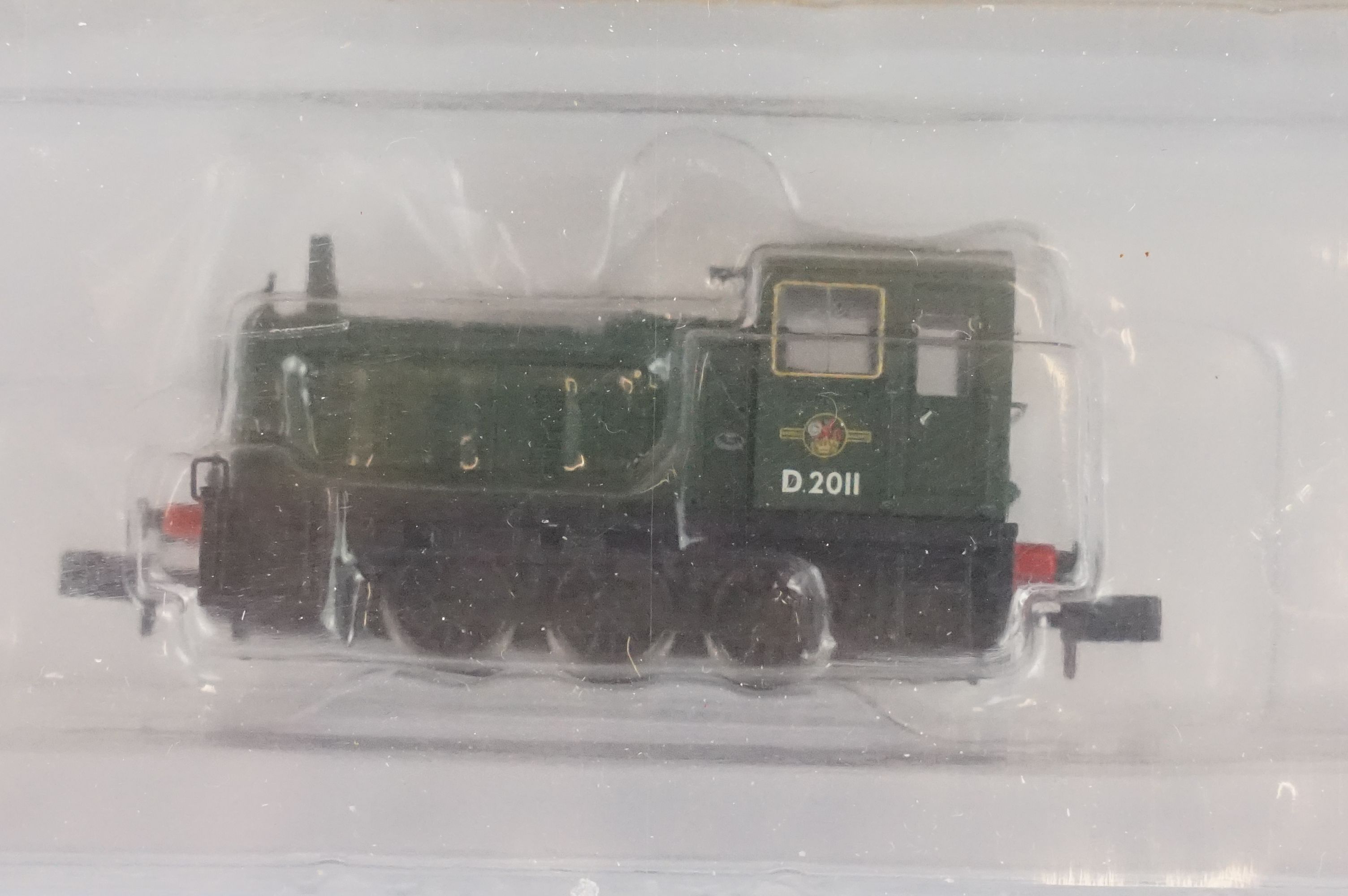 Four cased Graham Farish by Bachmann N gauge locomotives to include 371-061 Class 03 Diesel - Image 7 of 10