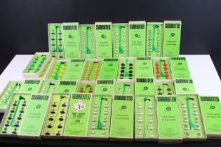 Subbuteo - 19 Boxed HW teams to include Peru, Mexico, Liverpool, Man City, West Ham United,