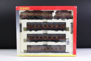 Boxed Hornby OO gauge R2199M The Coronation Scot Train Pack, complete