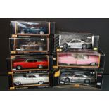 Seven boxed 1/18 scale Maisto diecast models to include 6 x Special Edition models featuring