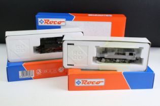 Four boxed Roco HO gauge locomotives to include 43276, 43280, 63424 & 63380