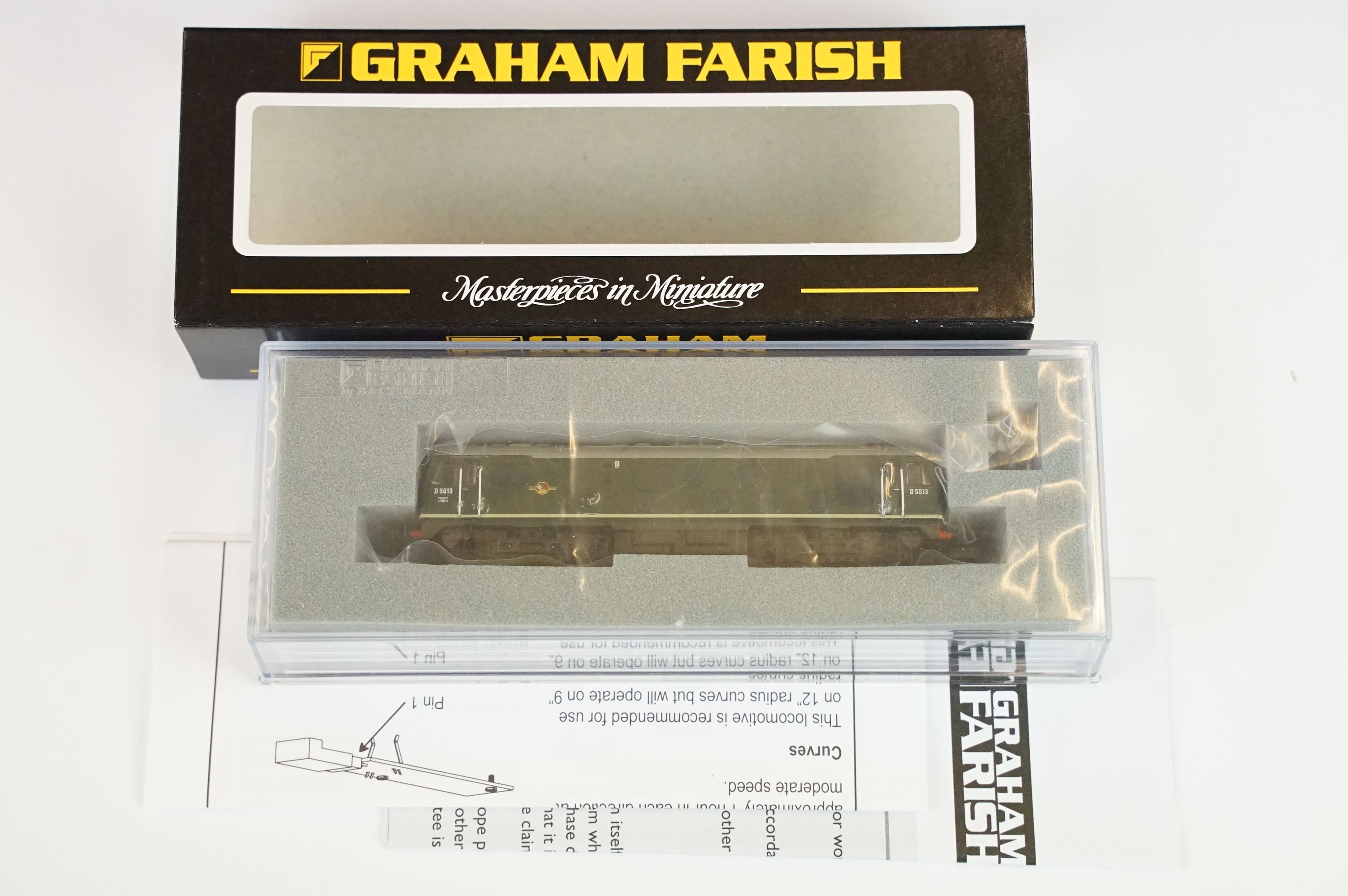 Four cased Graham Farish by Bachmann N gauge locomotives to include 372-977 Class 24 Diesel BR two - Bild 6 aus 10