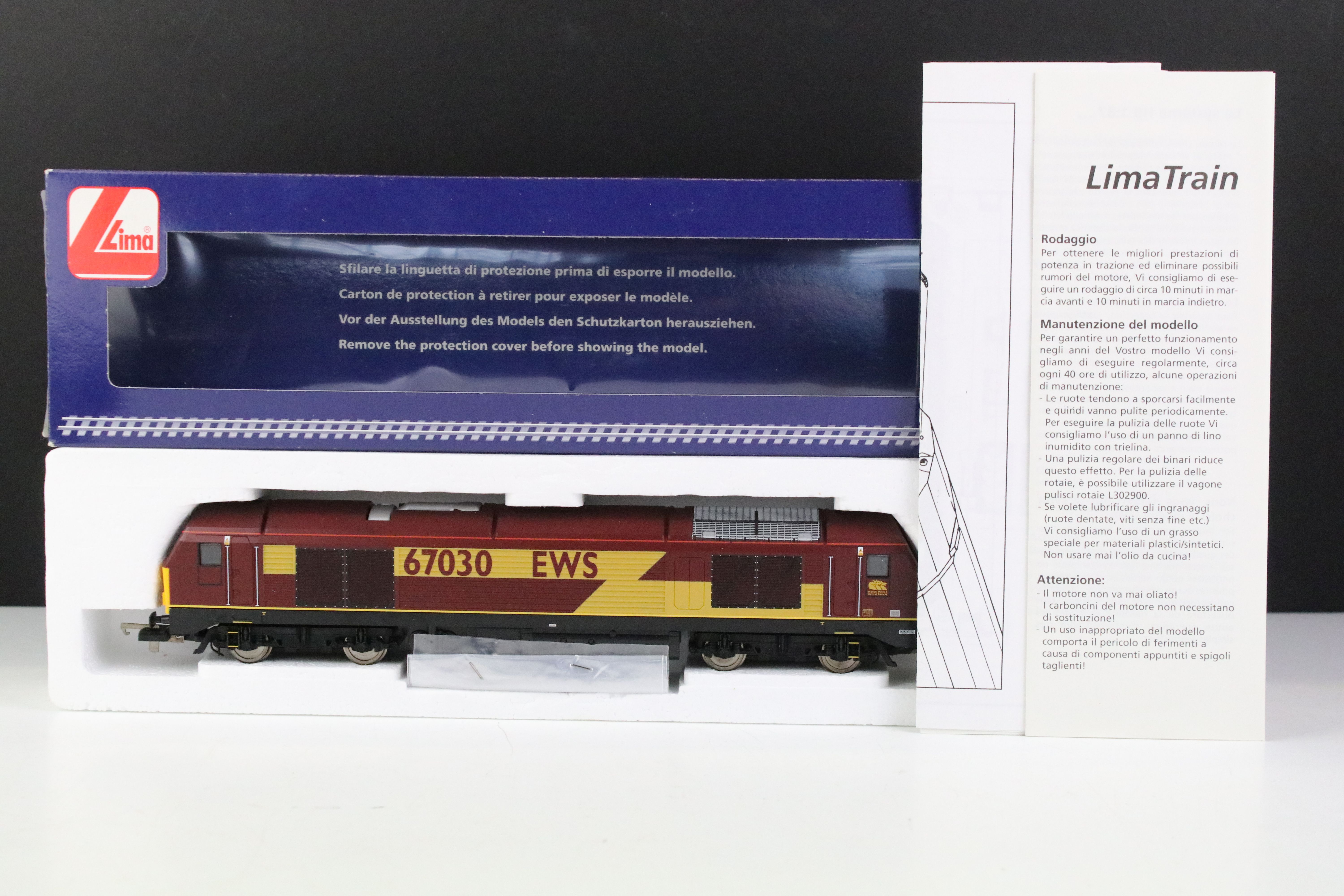 Three boxed Lima OO gauge 'Lima Train' locomotives to include L205095 Diesel Locomotive Class - Bild 6 aus 8