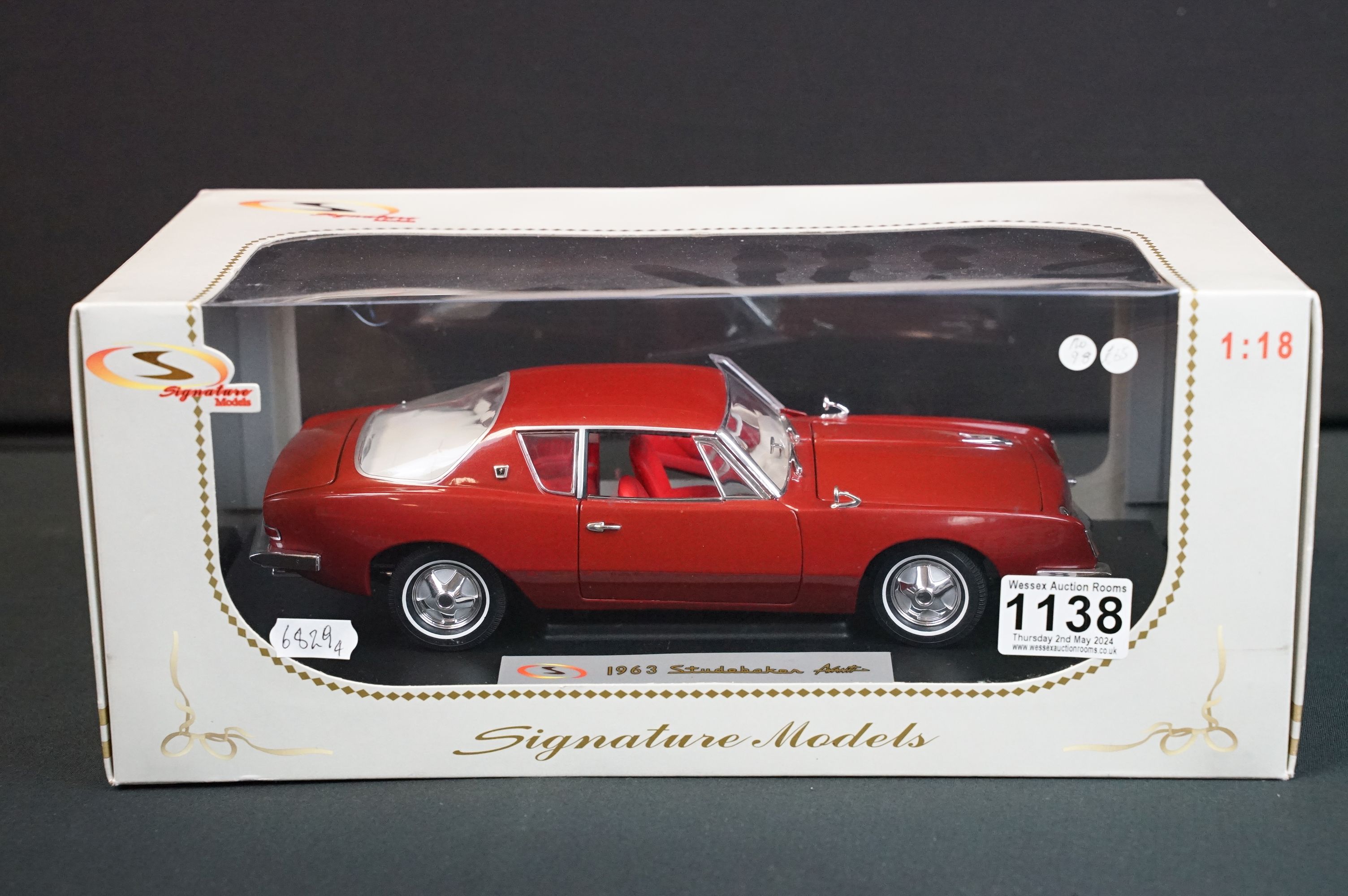 Four boxed 1/18 scale Signature Models diecast models to include 1936 Pontiac Deluxe, 1950 - Image 4 of 9
