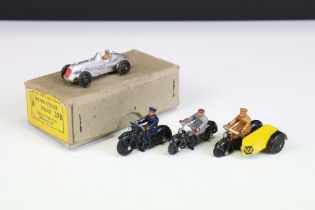 Dinky trade box for 6 37B Motor Cyclist Police diecast models containing 2 x Motor Cyclist Police