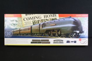 Boxed Hornby OO gauge R1060 Coming Home electric train set complete with City of Lancaster