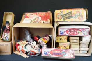 13 x boxed Marionettes / Puppets featuring Peter Puppet Playthings & Barnsbury Puppet to include