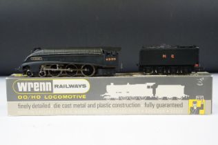 Boxed Wrenn OO gauge W2213/A 4-6-2 A4 Black Gannet locomotive