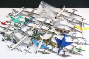 Collection of Mid 20th C onwards Dinky diecast model planes to include Ensign Class Air Liner,