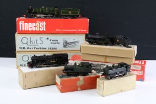 Eight boxed & built diecast metal locomotive kits to include 2 x Wills Finecast, Stephen Poole, 2