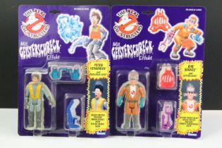 Ghostbusters - Two original carded Kenner German The Real Ghostbusters figures to include Peter