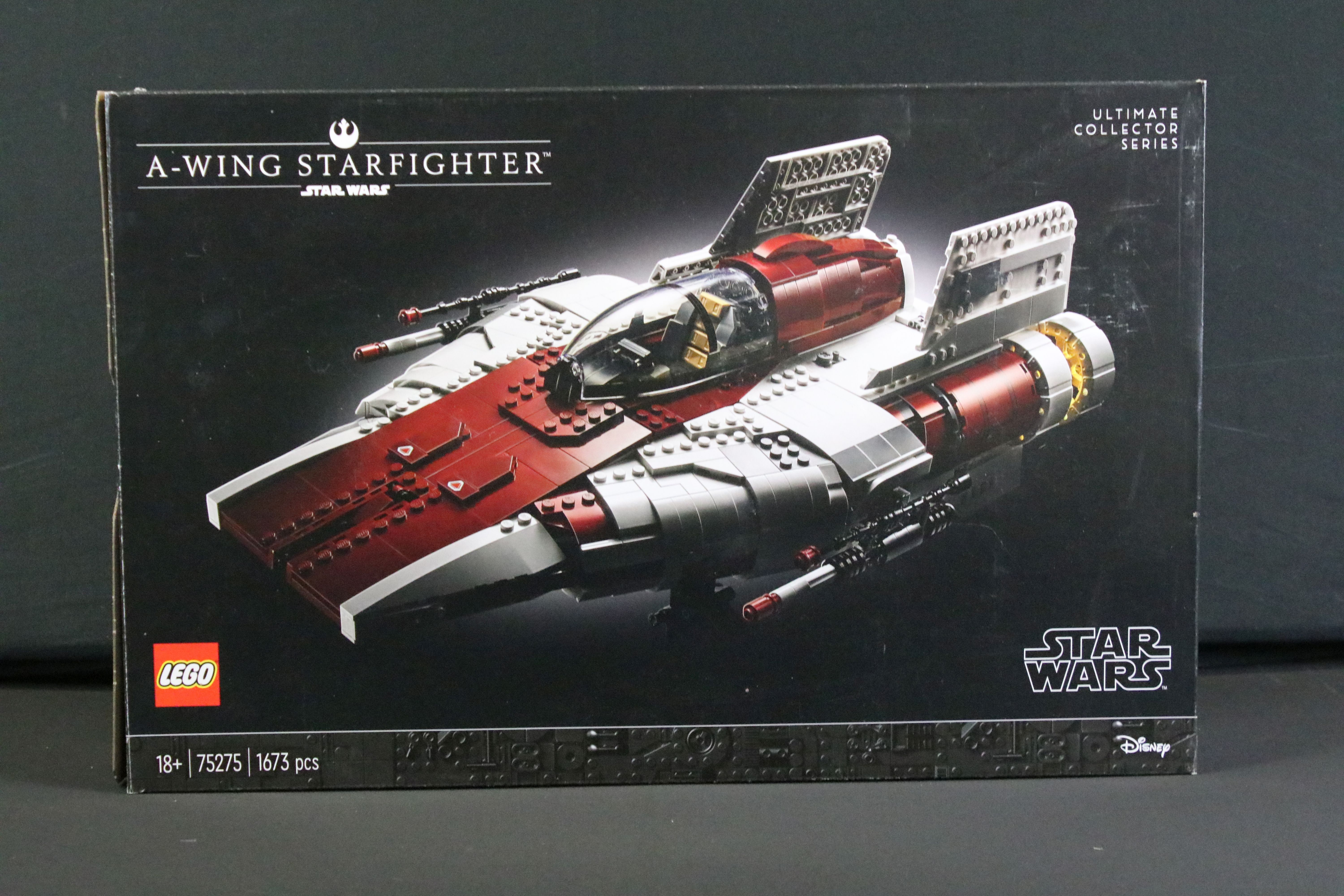 Lego - Boxed 75275 Star Wars Ultimate Collectors Series A-Wing Starfighter set, contents sealed