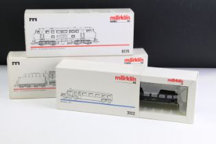 Two boxed Marklin HO gauge locomotives to include 38880 BR44 and 8378 BR V 31 plus a boxed Marklin