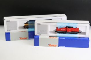 Two boxed Roco Professional HO gauge locomotives to include 63481 CFL 1601 & 63980 DB-AG 212 169-7