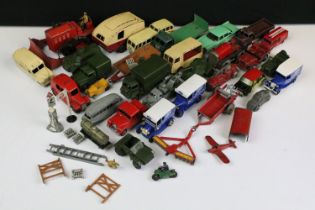 34 Mid 20th C onwards diecast models to include Triang Minic, Dinky, Matchbox 75 Series, etc,