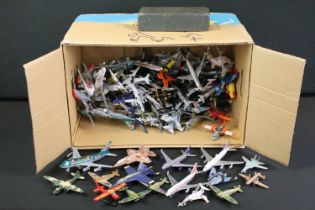 Over 100 diecast model planes to include Matchbox Skybusters, Corgi, Lintoy etc