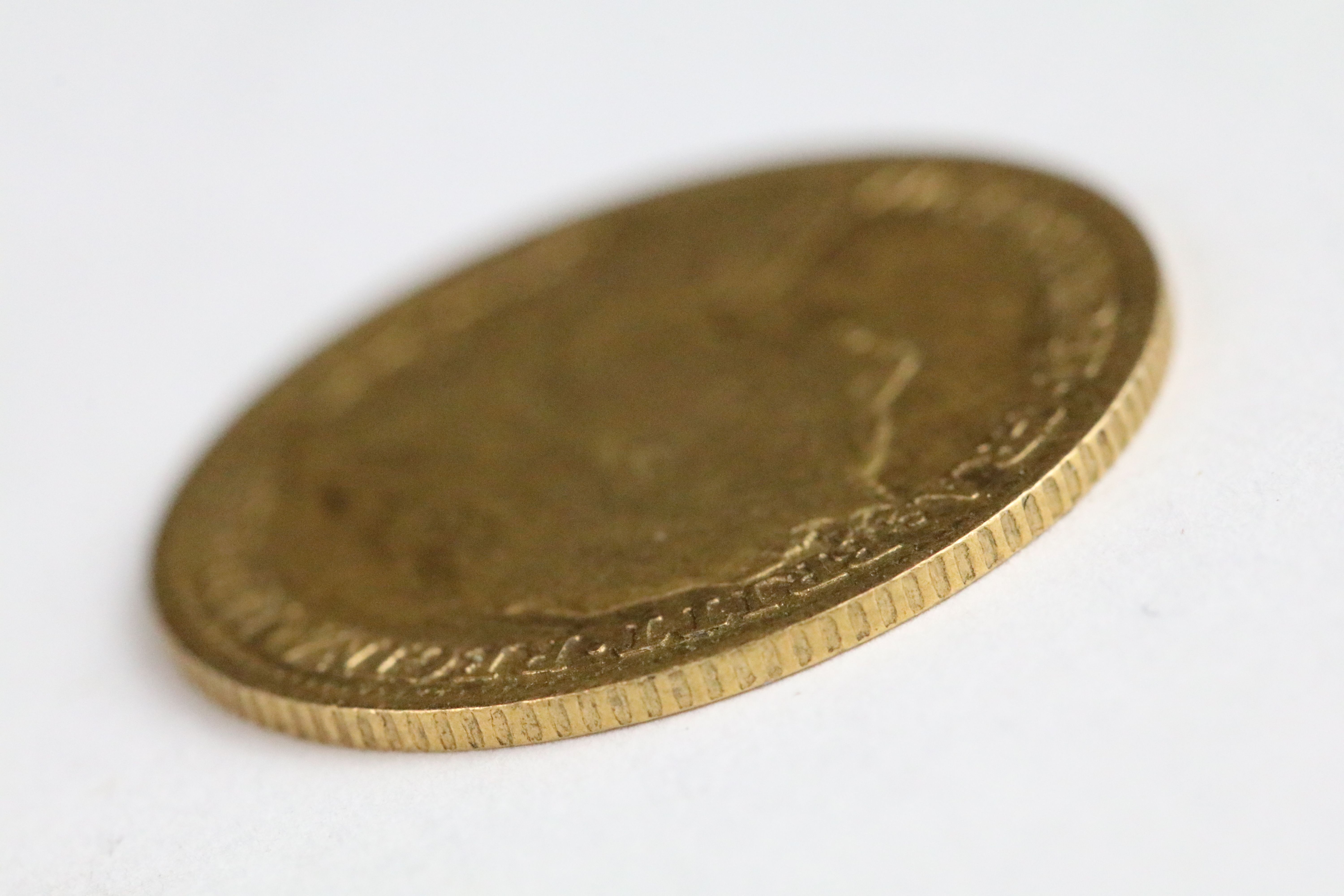 A British Queen Victoria 1893 gold half sovereign coin. - Image 3 of 3