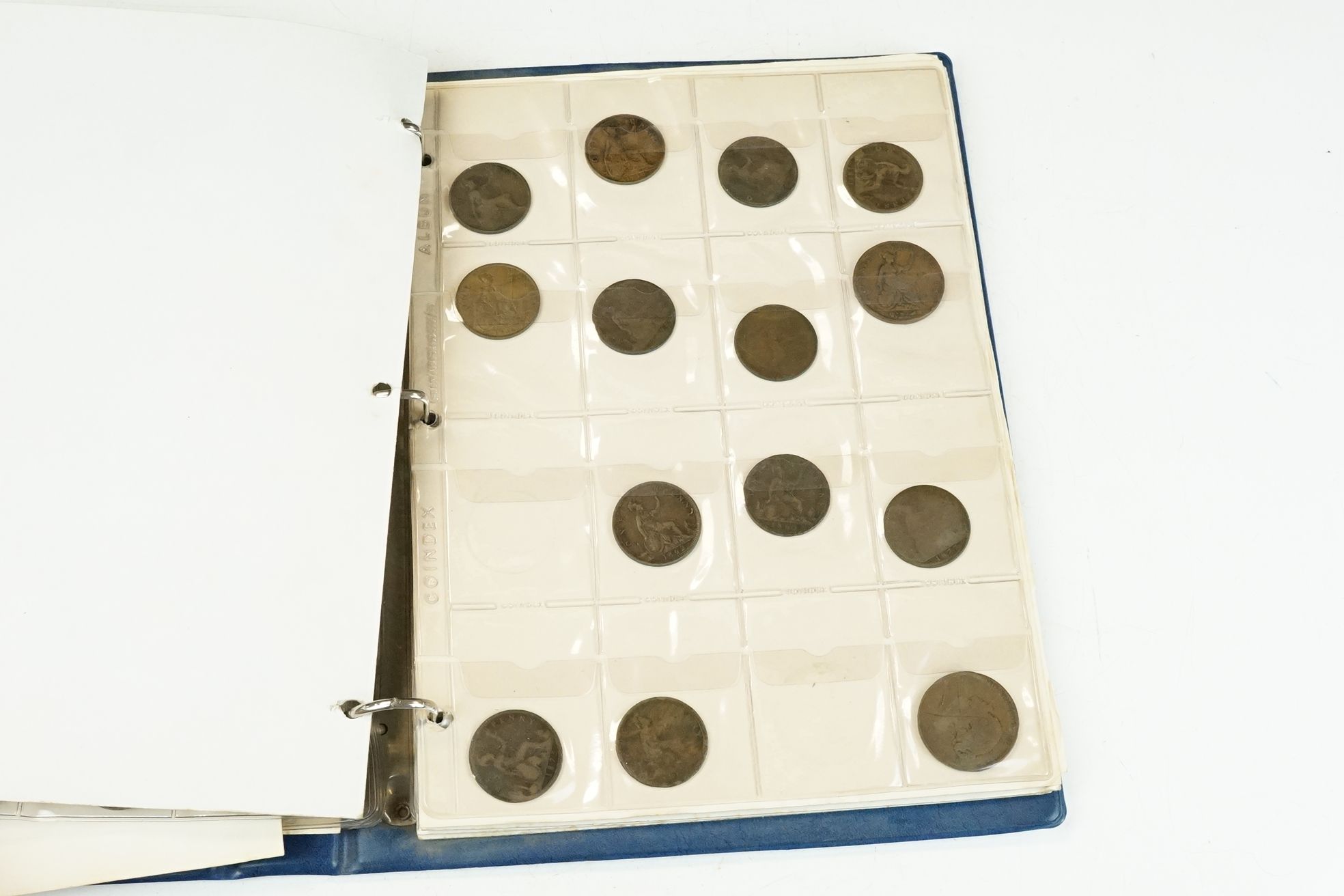 A collection of mainly British pre decimal coins within two collectors albums to include a good - Image 16 of 19