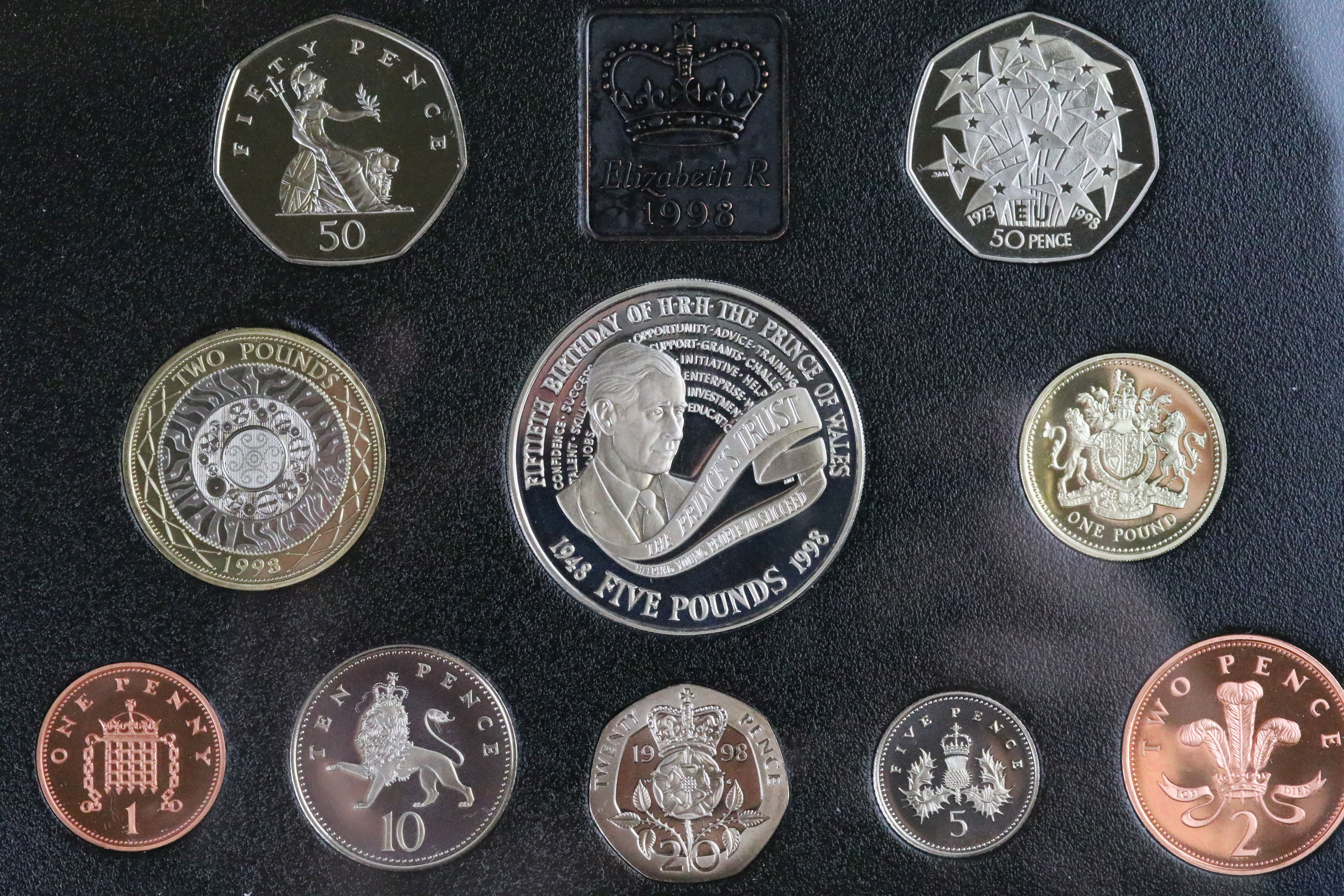 A collection of eight United Kingdom Royal Mint proof year sets to include 1984, 1993, 1991, 1997. - Image 9 of 9