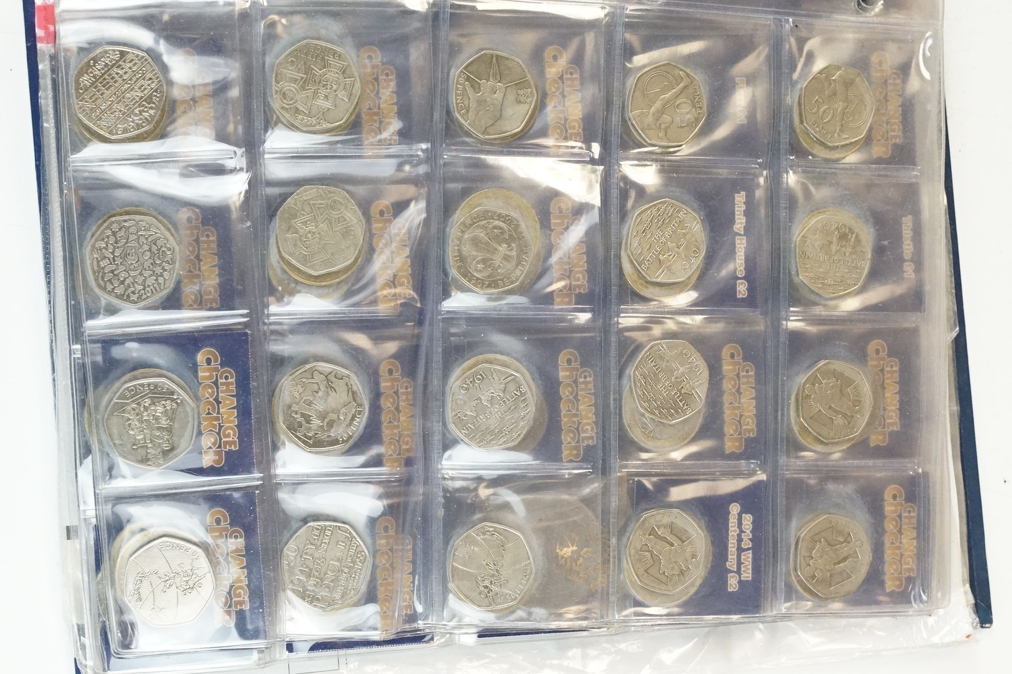 A collection of British decimal collectable £2, £1 and 50p coins contained within a change checker - Image 3 of 9