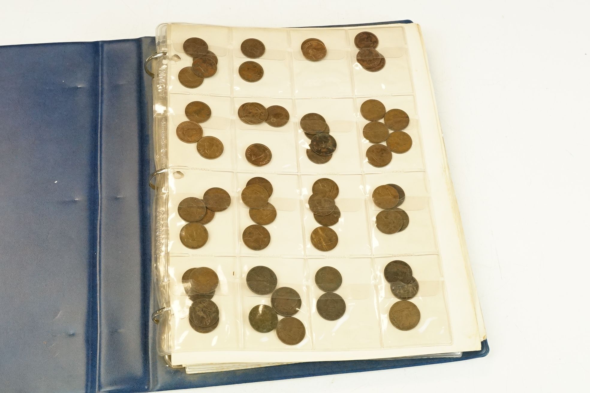A collection of mainly British pre decimal coins within two collectors albums to include a good - Bild 11 aus 19
