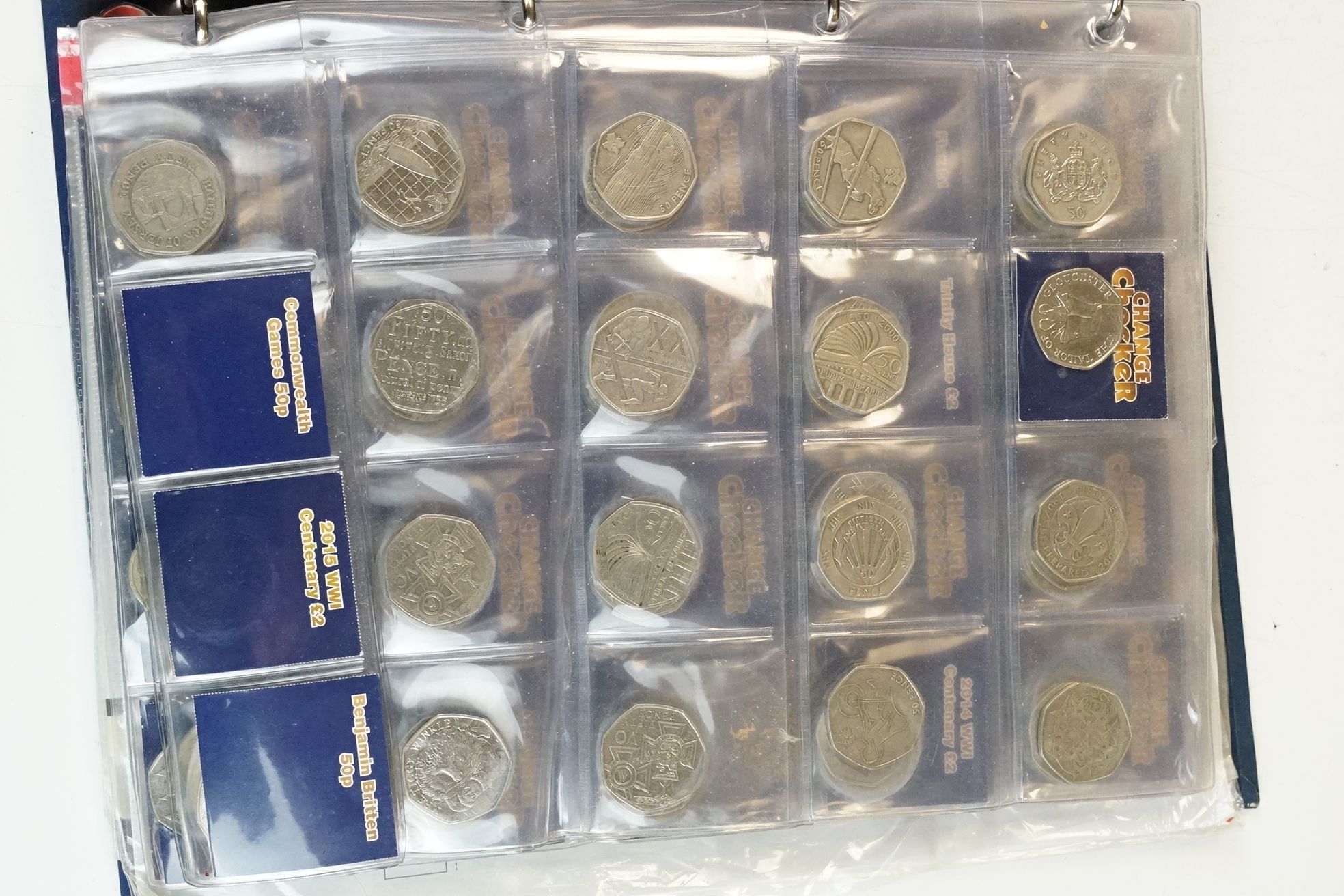 A collection of British decimal collectable £2, £1 and 50p coins contained within a change checker - Image 2 of 9