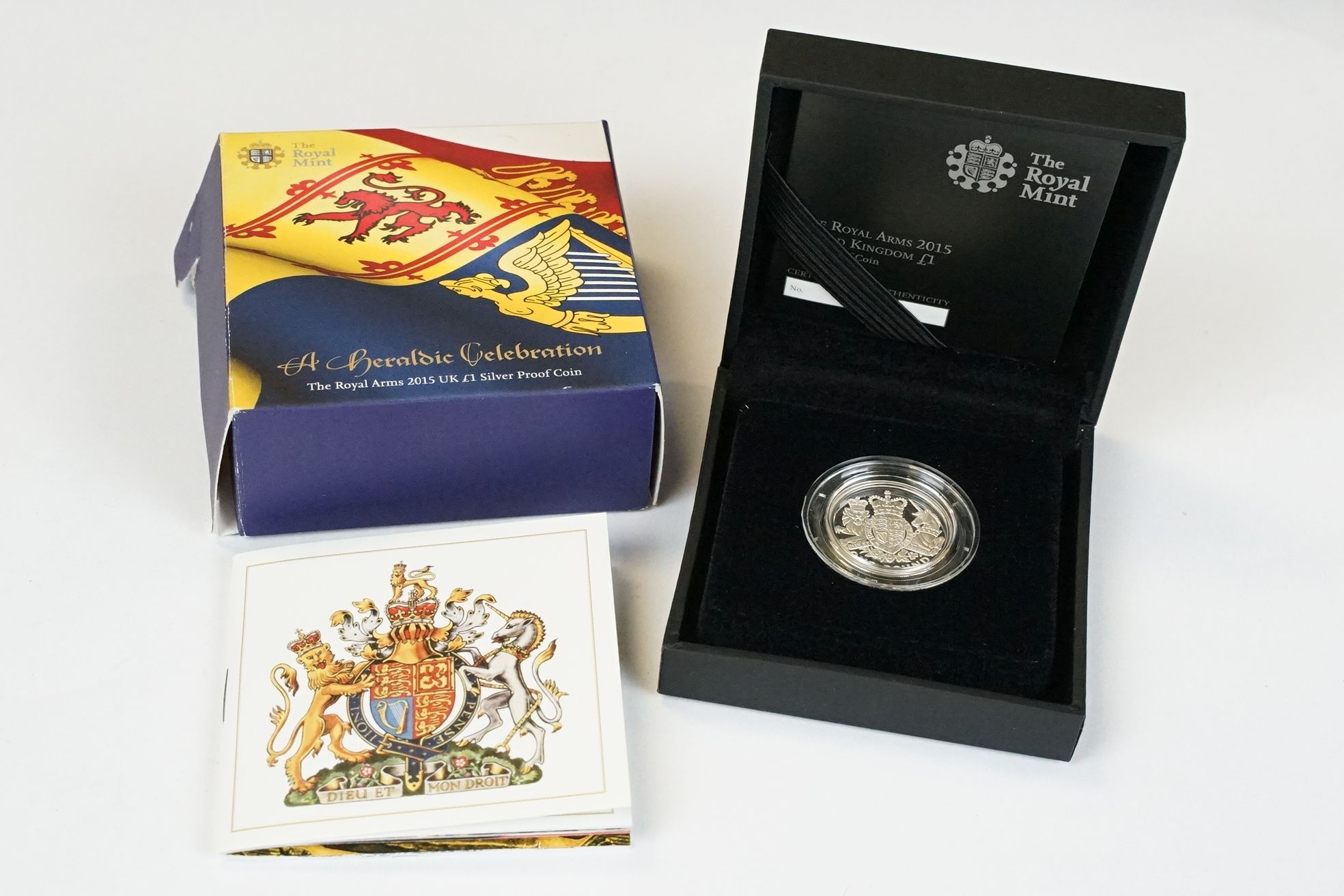 A collection of three Royal Mint silver proof £1 coins to include 2015 and two 2016 examples, all - Image 2 of 10