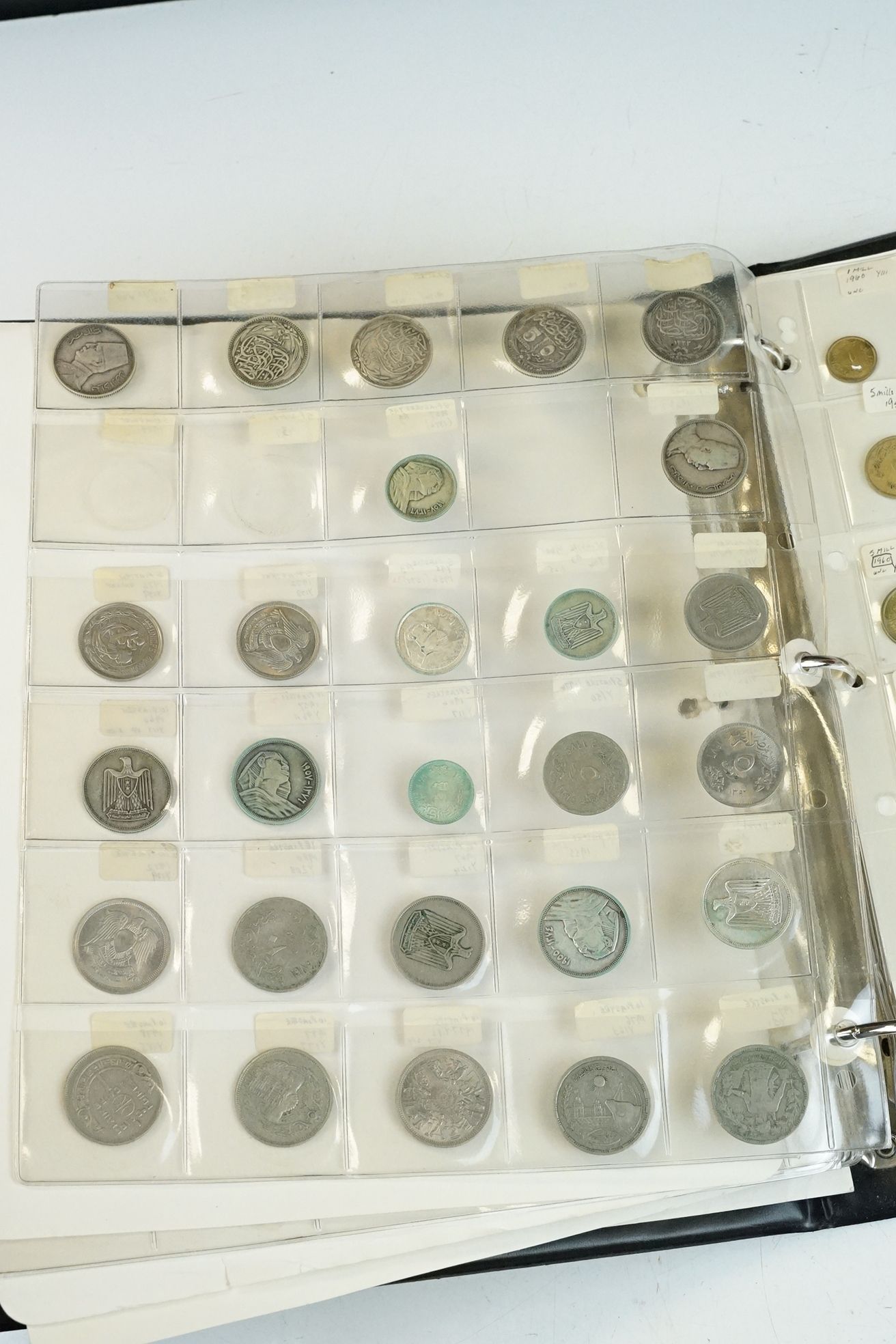 A good collection of Egyptian coins to include early and silver examples contained within a - Image 10 of 14