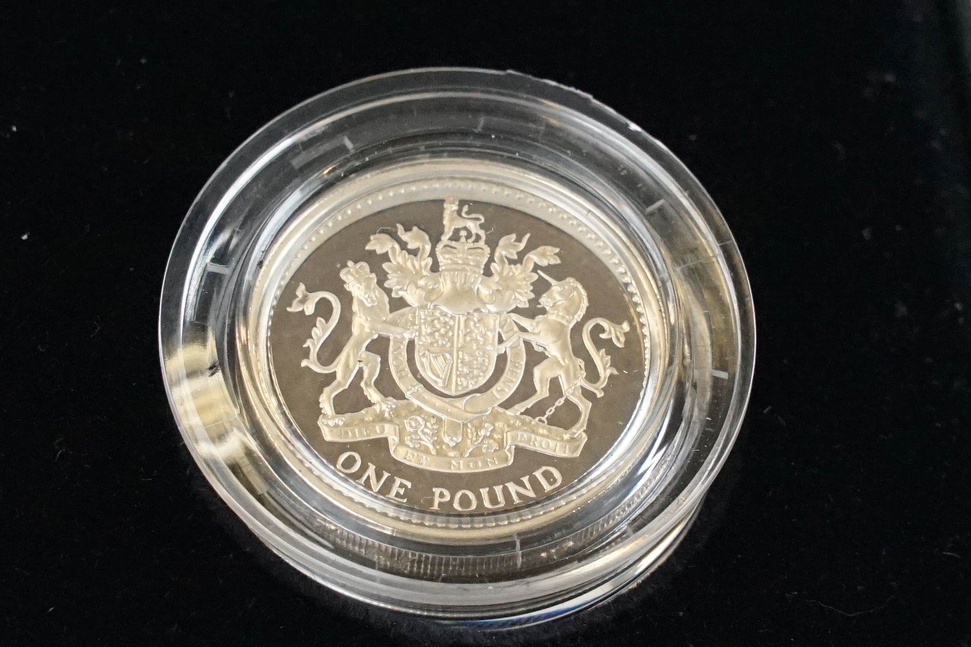 A collection of Three Royal Mint silver proof £1 coins to include 1995, 2001 and 2008 examples. - Image 6 of 10