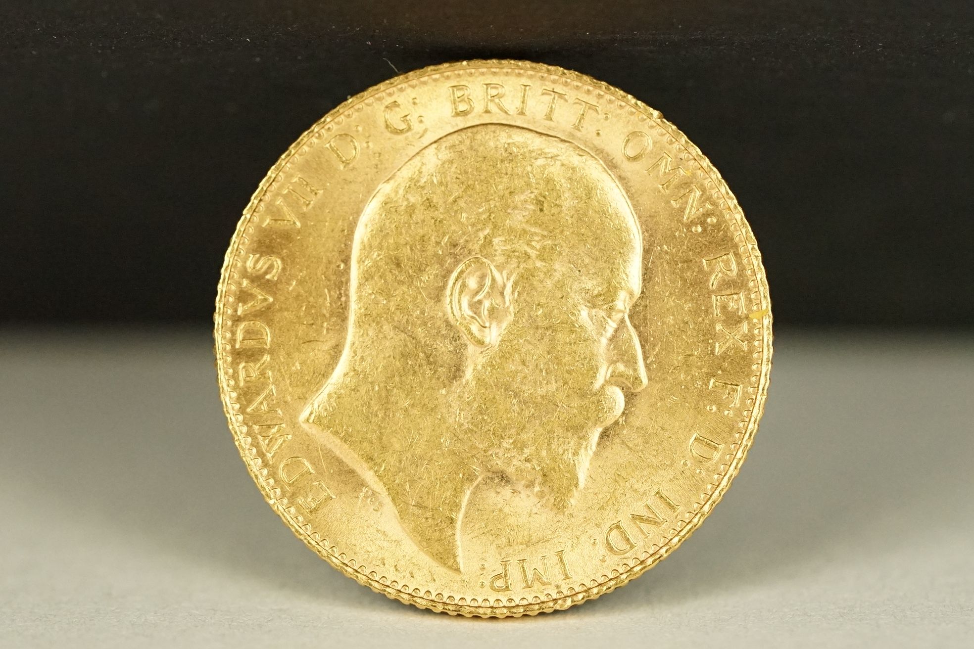 A British King Edward VII 1906 gold full sovereign coin. - Image 2 of 3